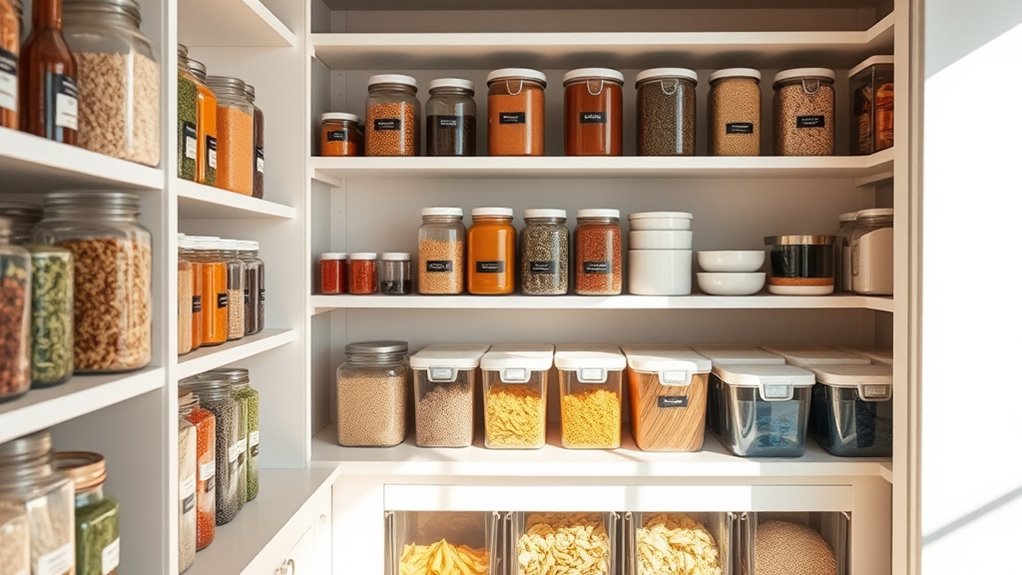 keep pantry organized and stocked