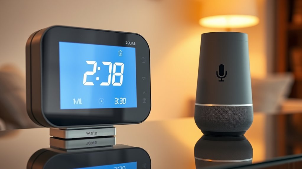 large display voice control