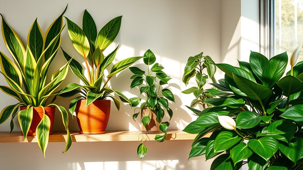low maintenance air purifying indoor plants
