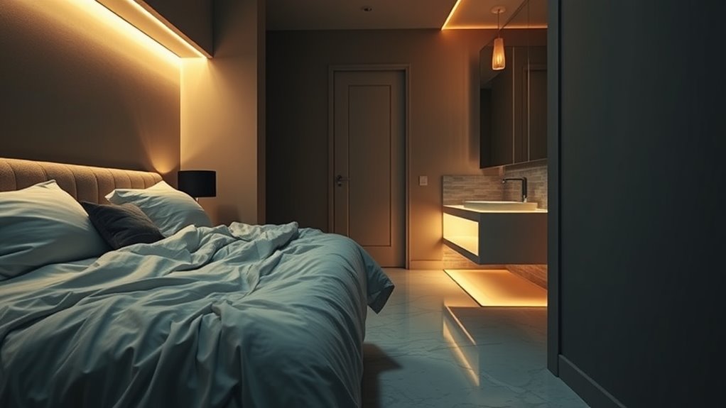 navigate bed to bath