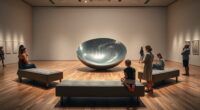 optimal art viewing positions