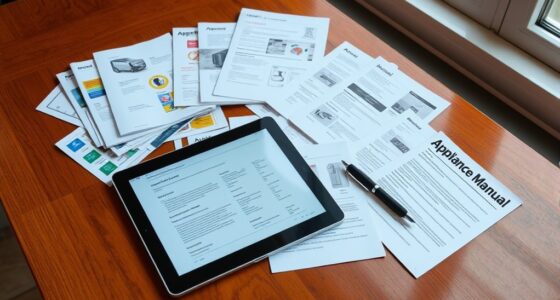 organize appliance documentation effectively