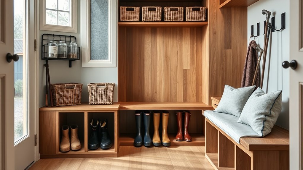 organized entryway storage solutions