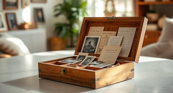 organized meaningful keepsake storage