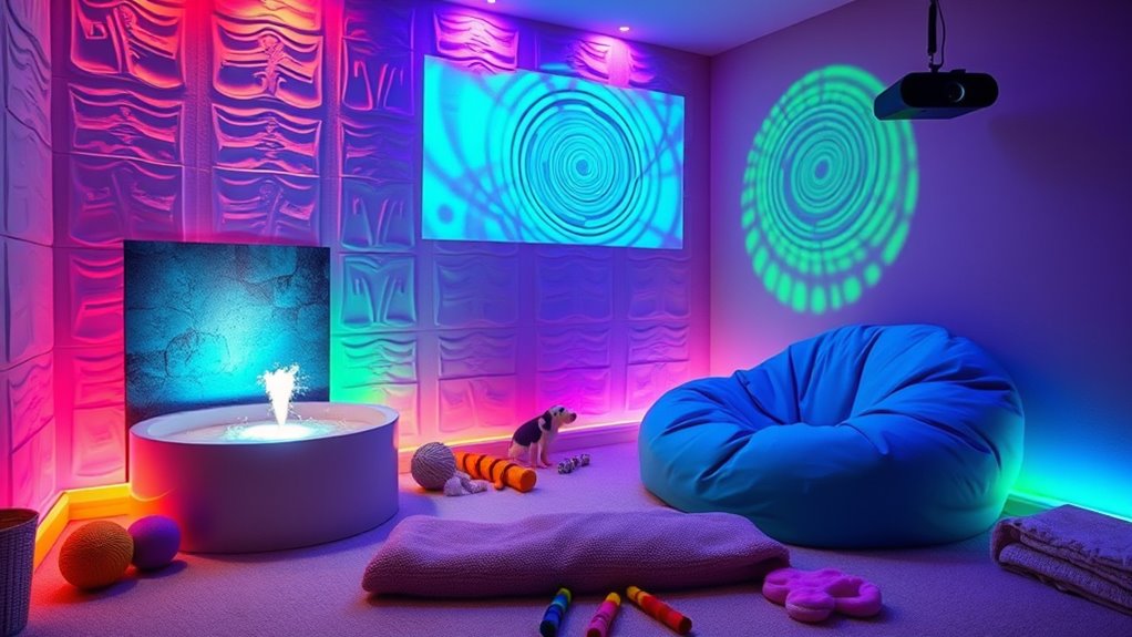 personalized calming sensory space