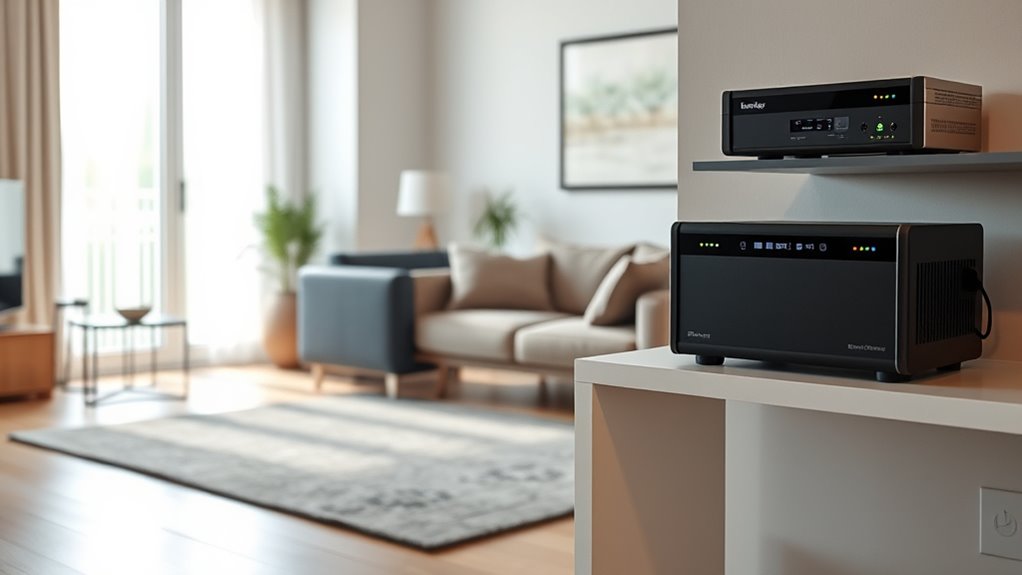 quiet apartment backup power