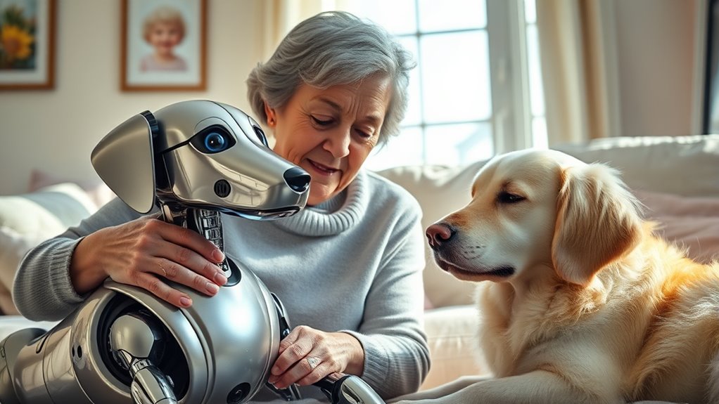 robots provide allergy free companionship