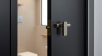 secure bathroom door locks