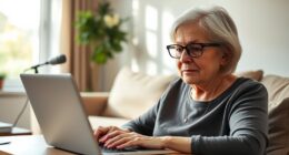 senior telehealth audio visual setup