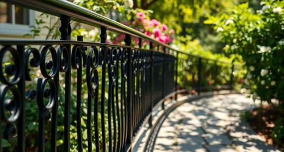stylish non industrial outdoor railings