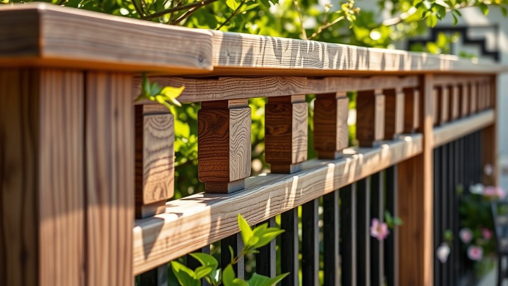 stylish safe outdoor railing options