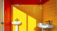 unsafe bathroom color choices