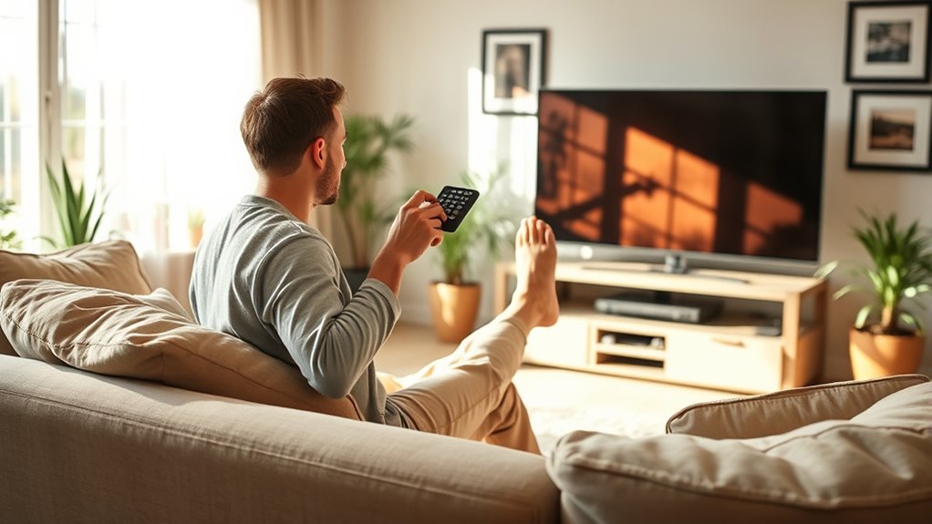 vestibular exercises during commercials