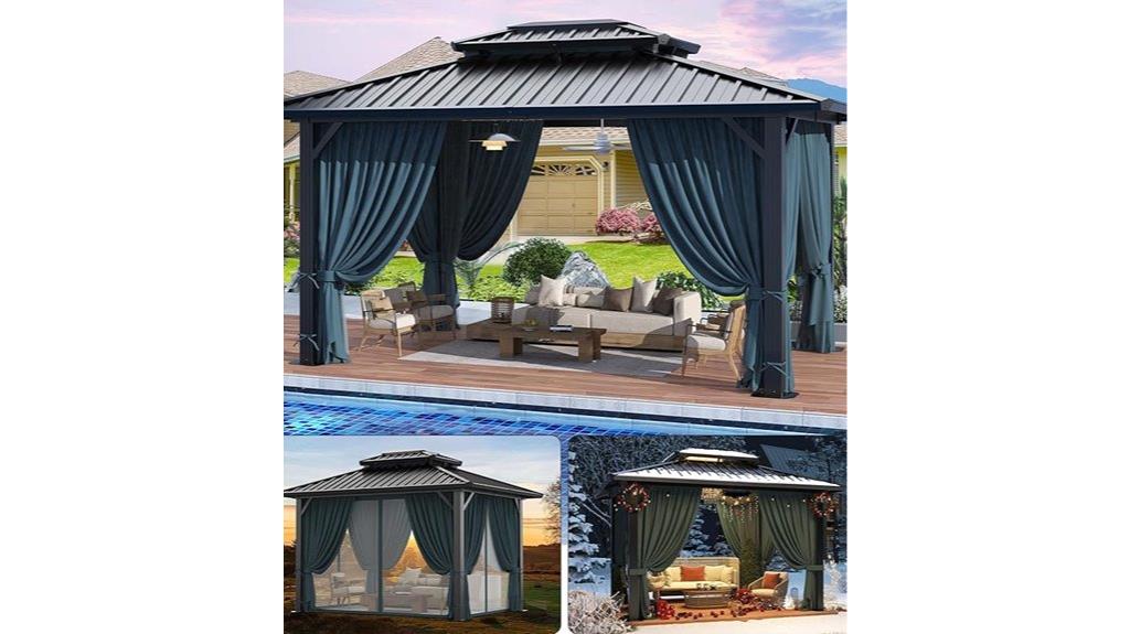 10x12 hardtop gazebo
