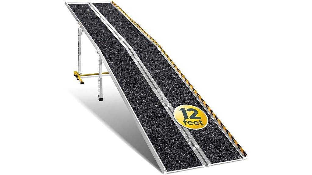 12 foot aluminum portable ramp