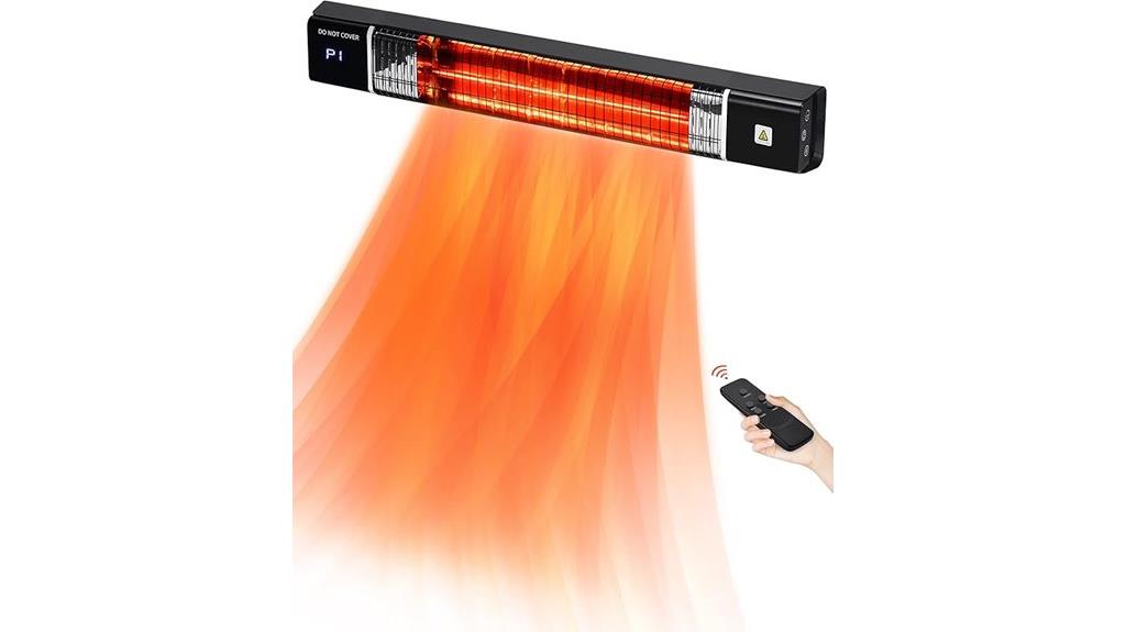 1500w remote patio heater