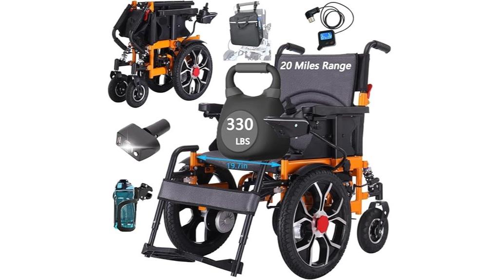 16 inch adult electric wheelchair