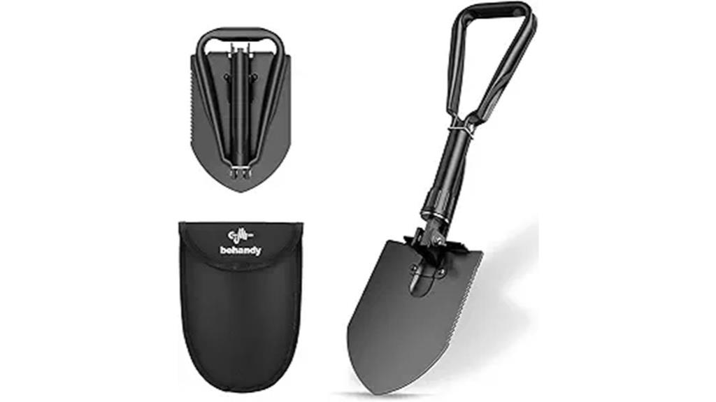 18 5 folding camping shovel