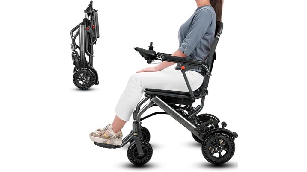 2025 lightweight foldable electric wheelchair