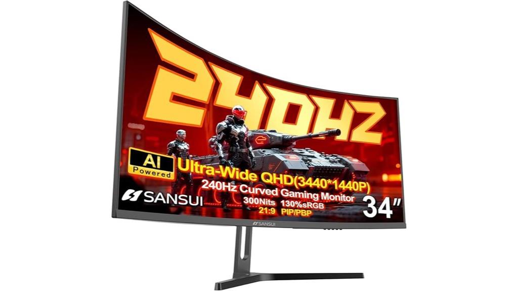 34 inch curved ultrawide gaming