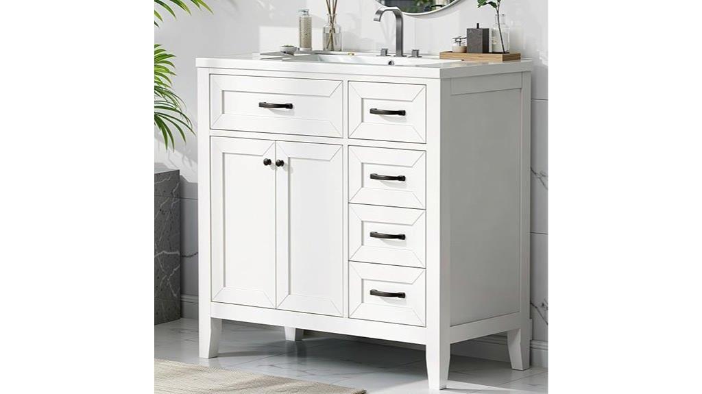 36 inch bathroom vanity