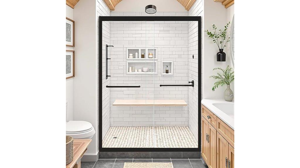 44 48 inch bypass shower door