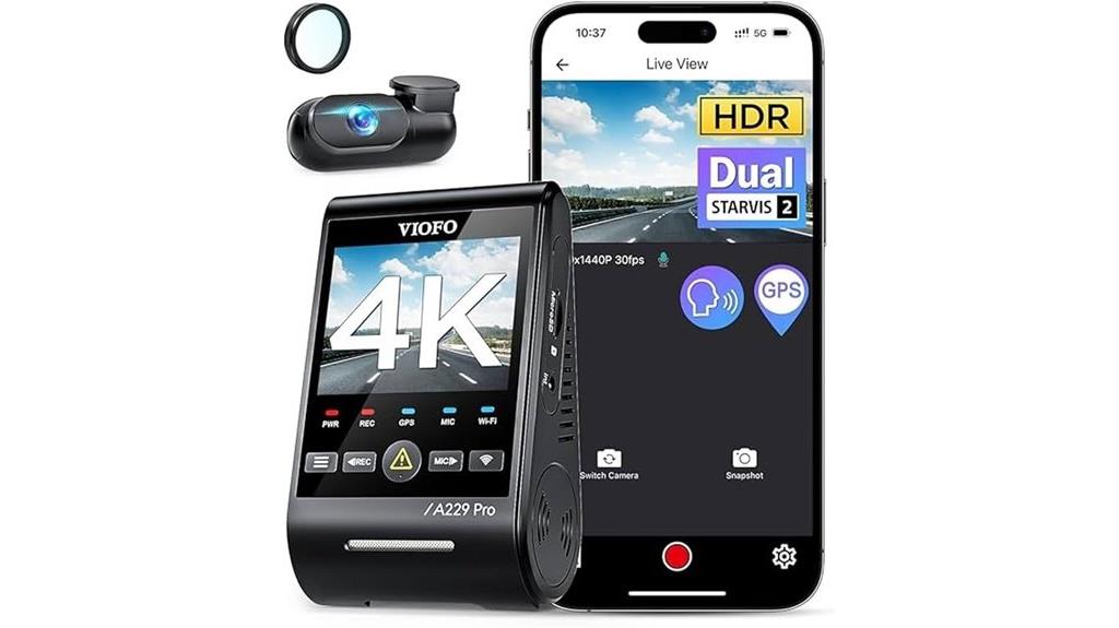 4k hdr dual sensors
