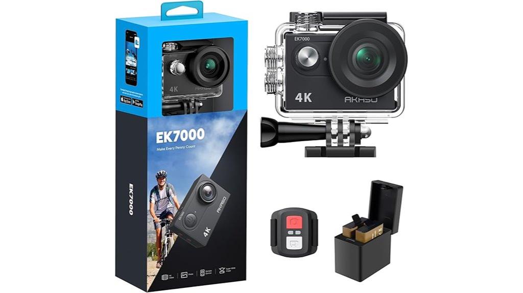 4k wifi waterproof camera