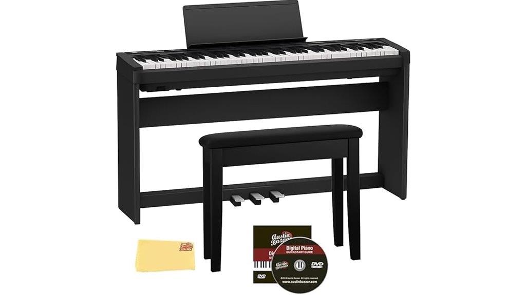 88 key digital piano bundle