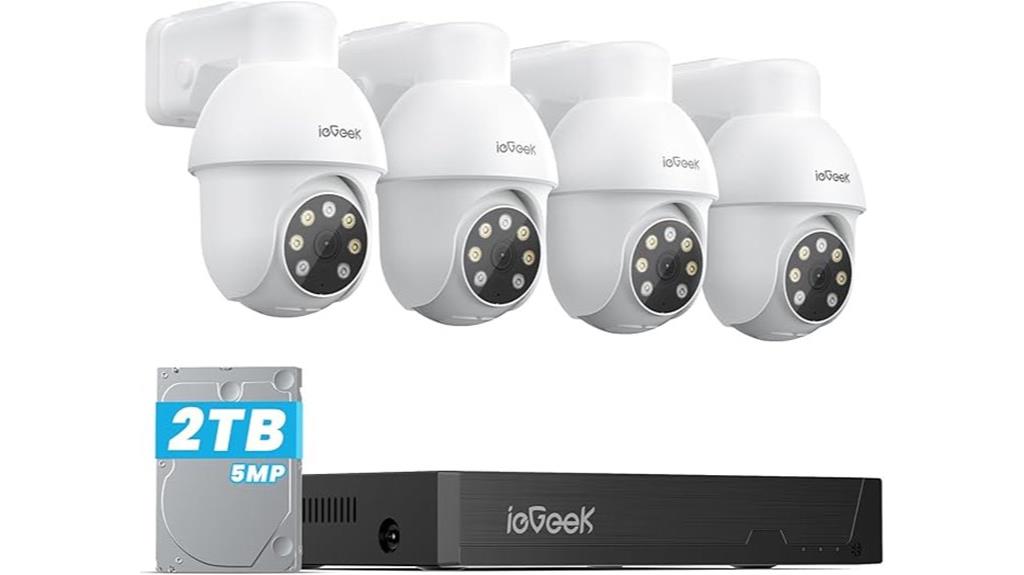 8 channel poe camera system