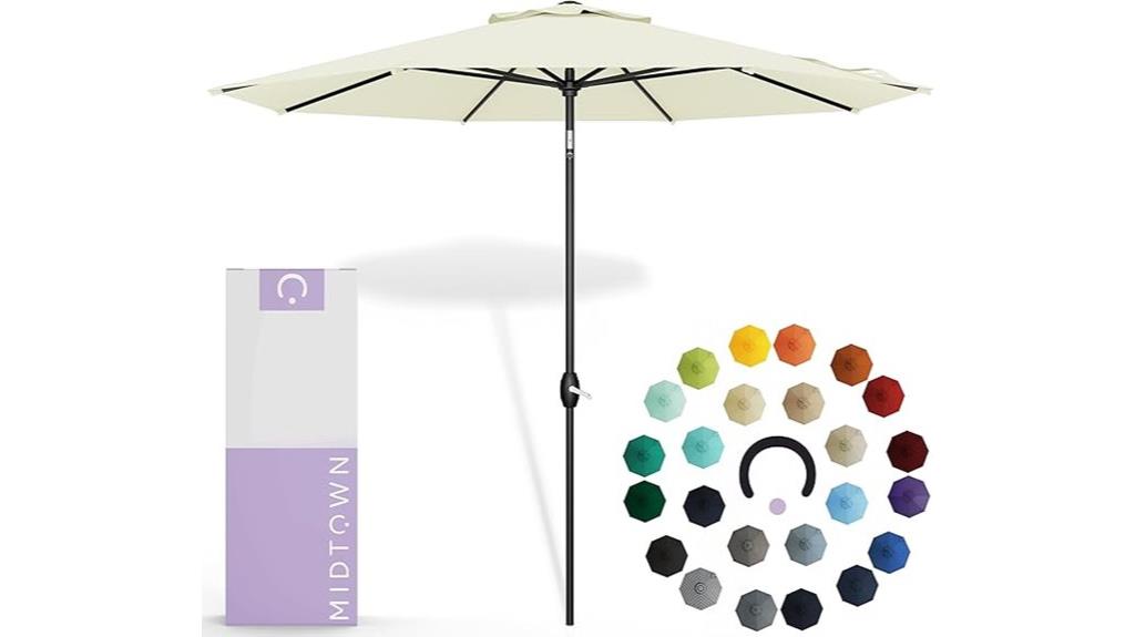 9 ft sunbrella patio umbrella