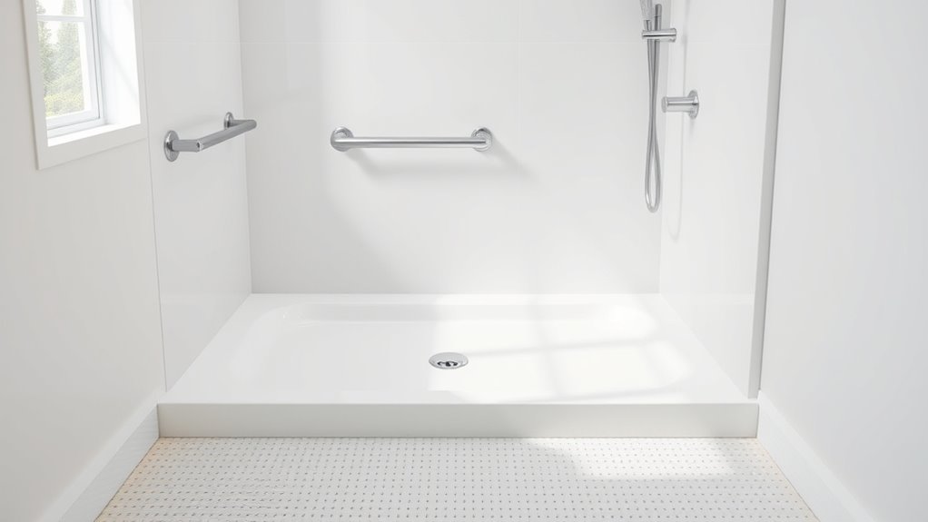 accessible shower base options