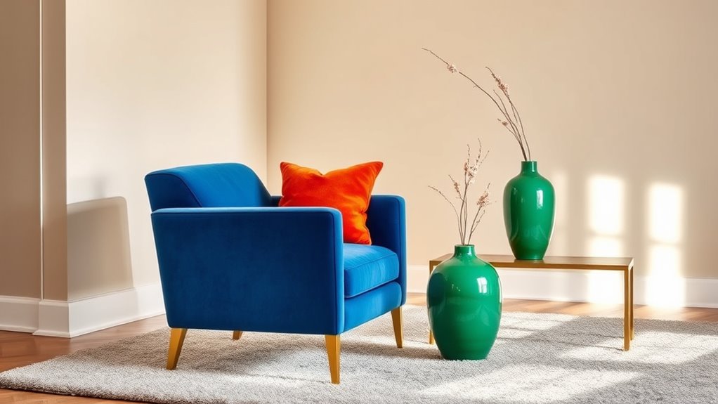 add colorful decorative items