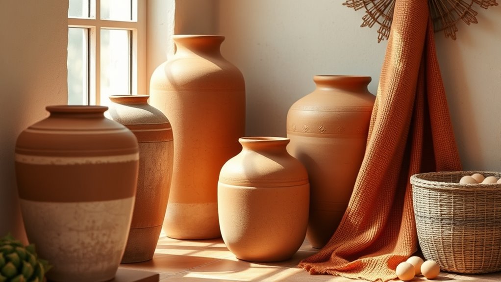 adding dusty terra cotta accents