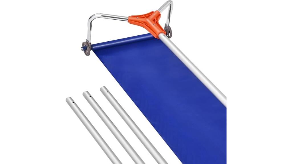 adjustable aluminum snow rake
