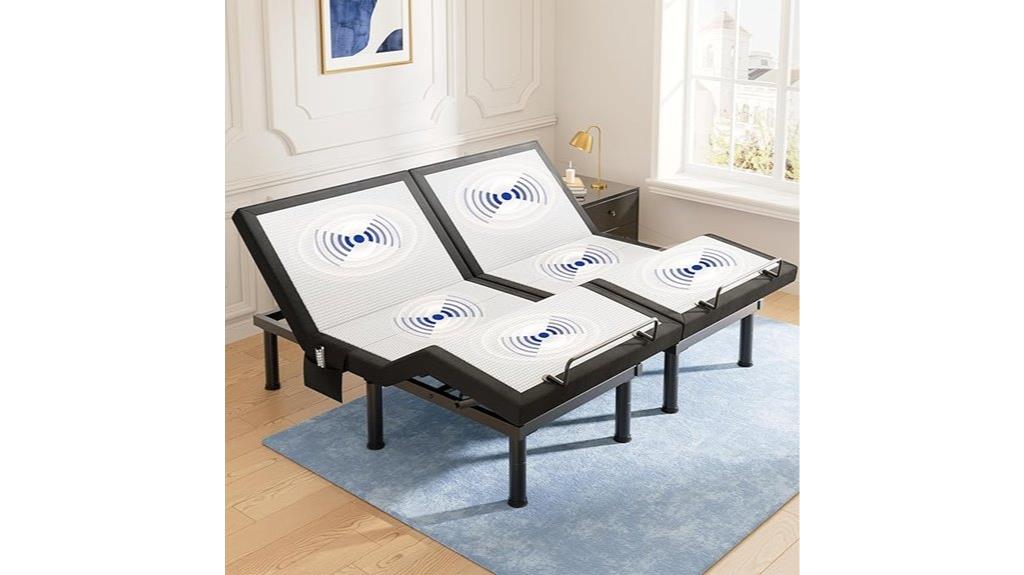 adjustable bed frame massage