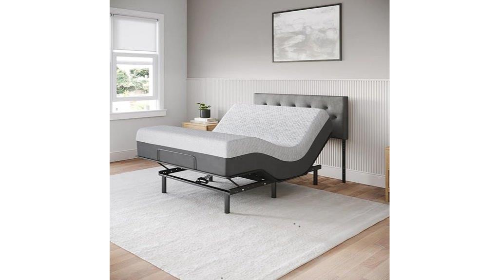 adjustable bed with gel foam