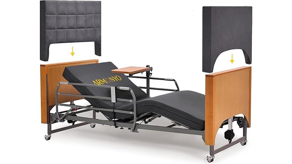 adjustable electric hospital bed