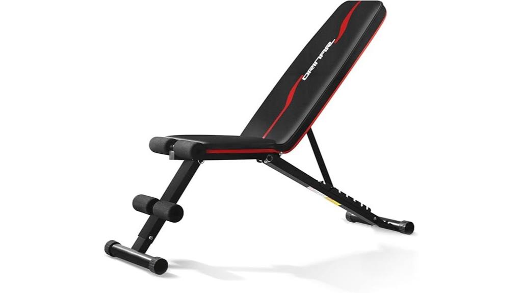 adjustable home gym bench