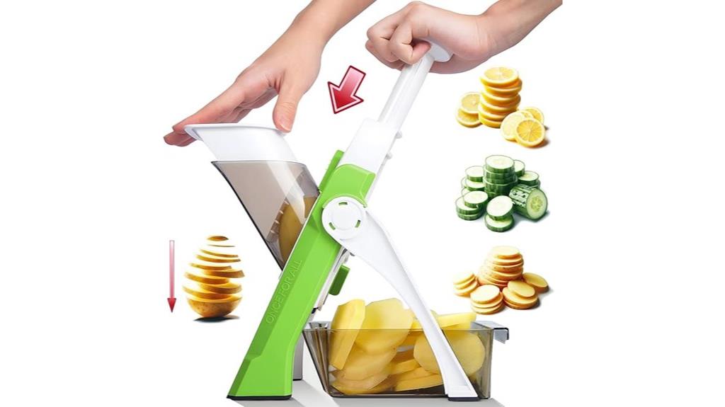 adjustable kitchen vegetable slicer