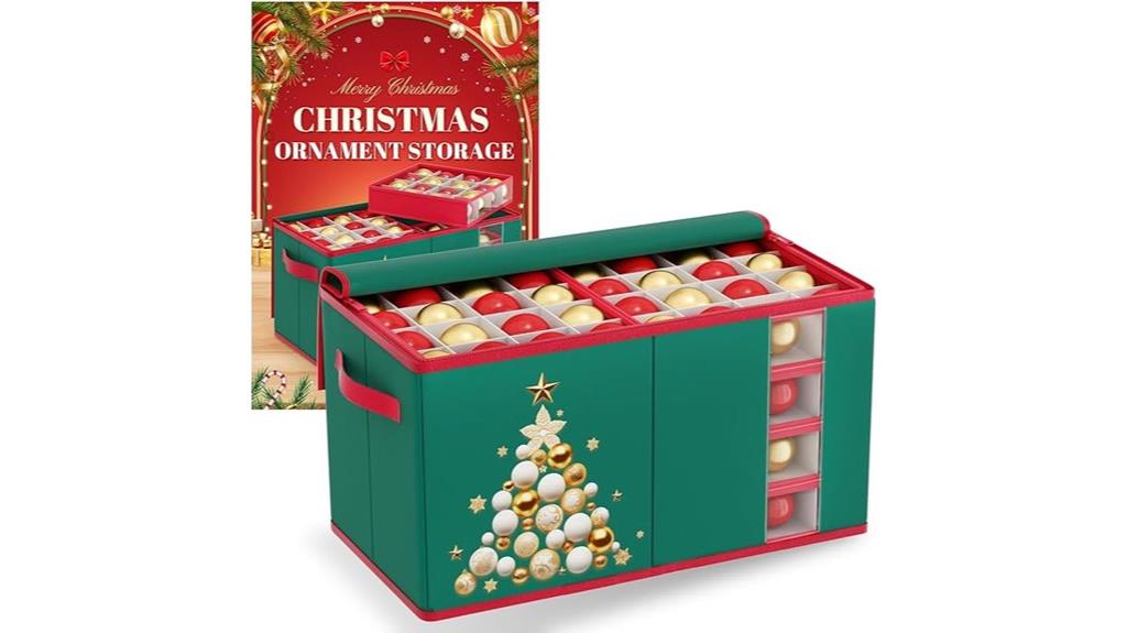 adjustable ornament storage box