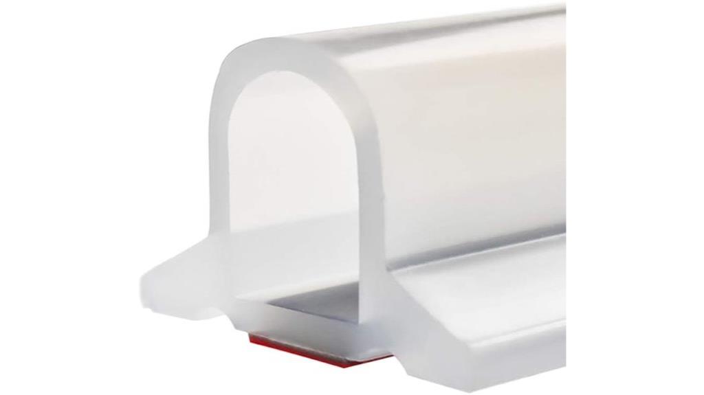 adjustable shower threshold dam