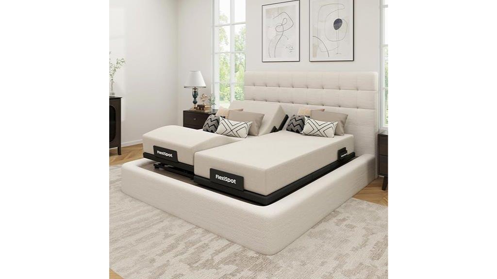 adjustable split king bed