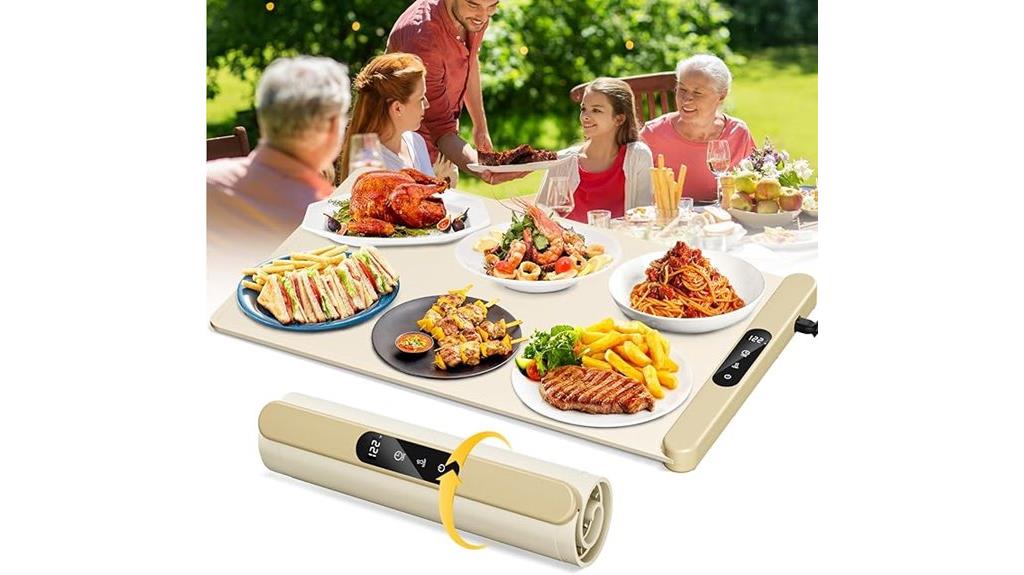 adjustable temperature food warmer