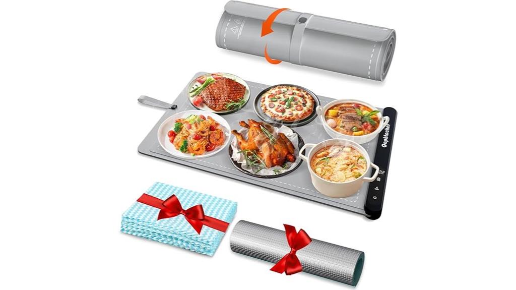 adjustable temperature food warmer