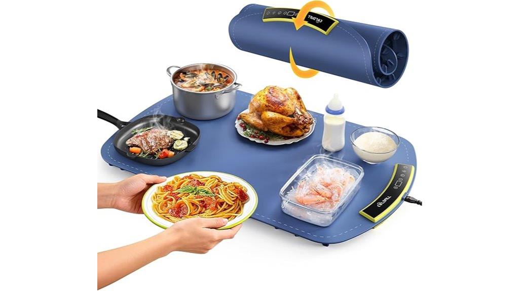 adjustable temperature food warmer