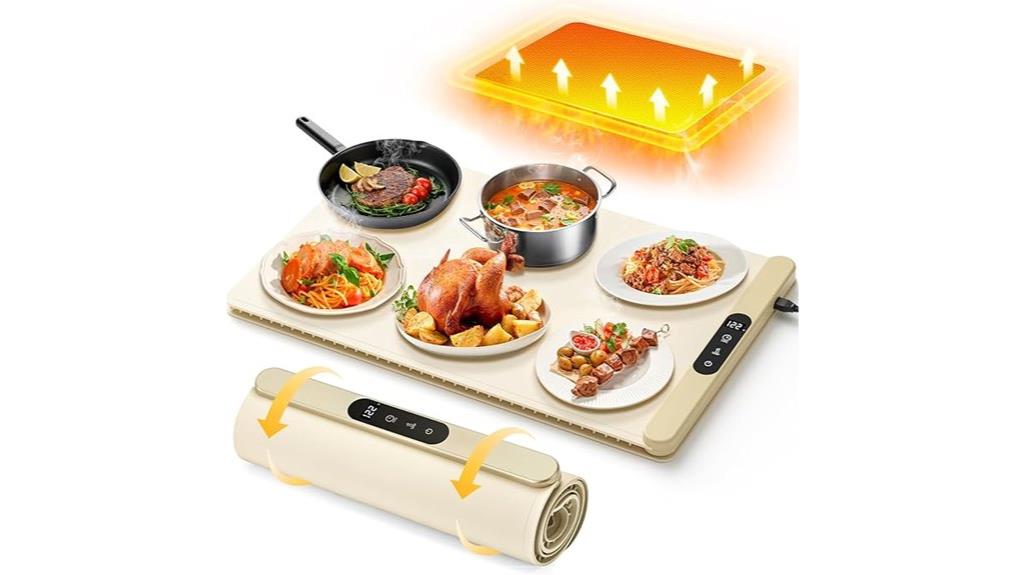 adjustable temperature food warmer