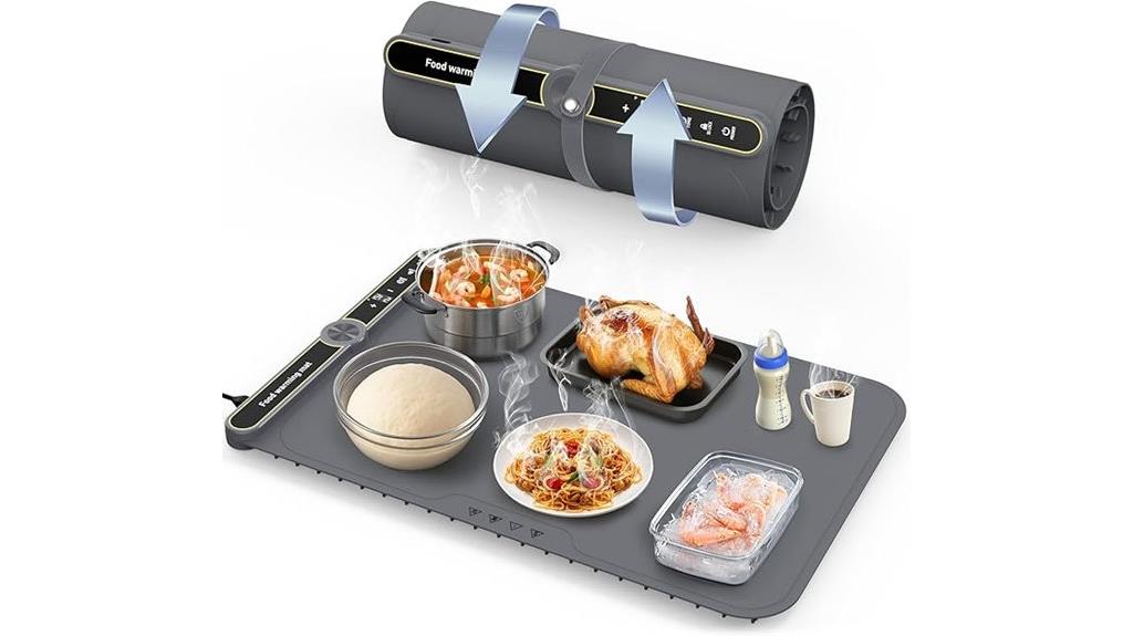 adjustable temperature food warmer