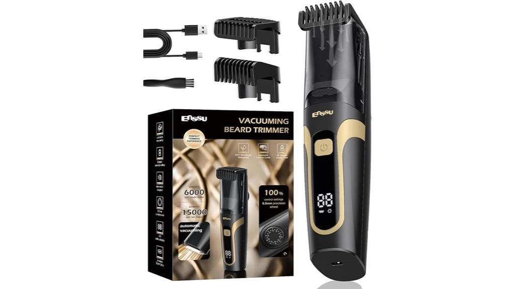adjustable waterproof beard trimmer