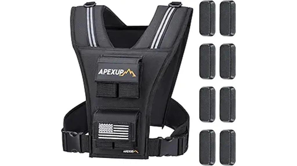 adjustable weighted vest